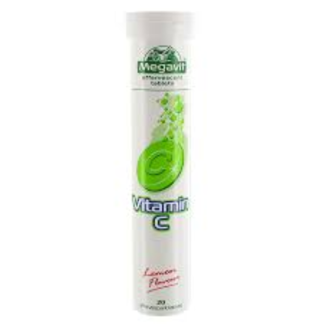 MEGAVIT VITAMIN C 20 EFF TABS